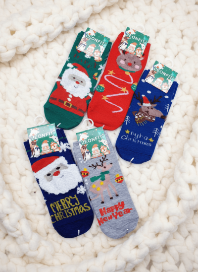 Детски коледни чорапи - 5 чифта Т 231