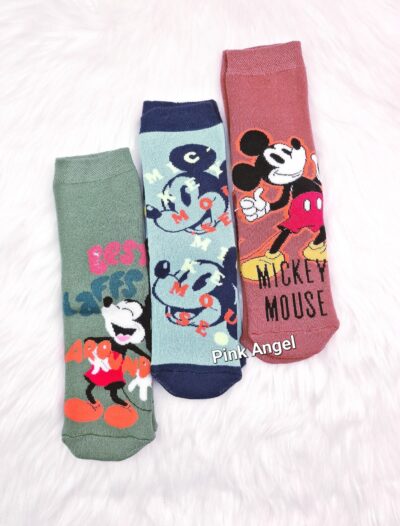 Детски ватирани чорапи -Disney - Mickey and friends - 3 броя