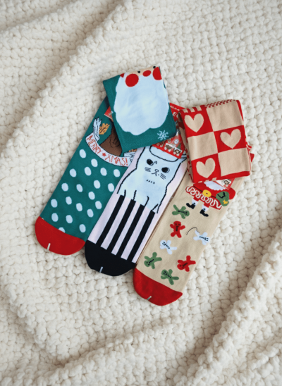 Коледни чорапи - 5 чифта В811-1