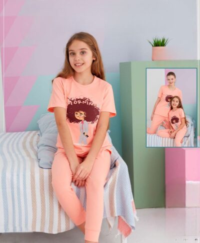 Детска пижама с къс ръкав