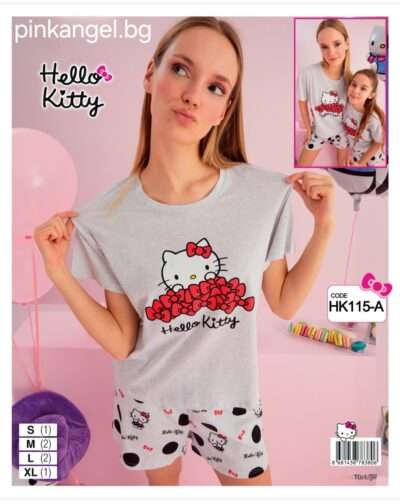 Дамска пижама Hello Kitty