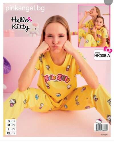Дамска пижама Hello Kitty