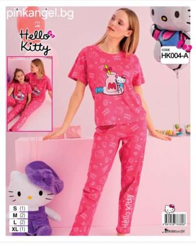 Дамска пижама Hello Kitty