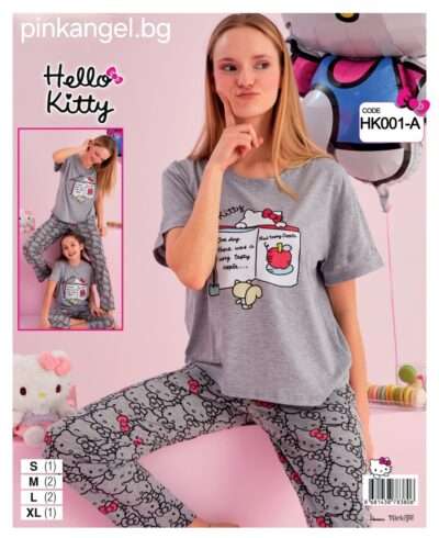 Дамска пижама Hello Kitty