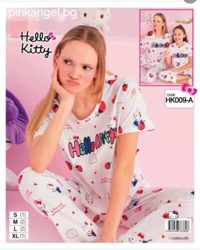 Дамска пижама Hello Kitty