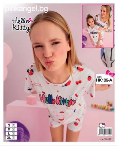 Дамска пижама Hello Kitty