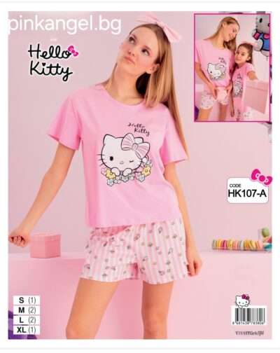 Дамска пижама Hello Kitty