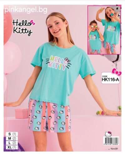 Дамска пижама Hello Kitty