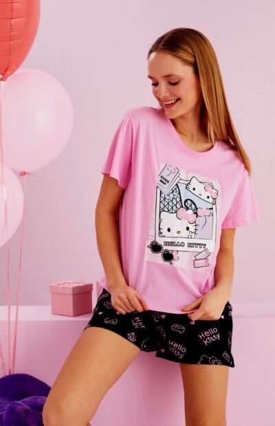 Дамска пижама Hello Kitty
