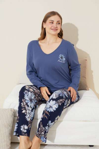 Макси пижама с дълъг ръкав