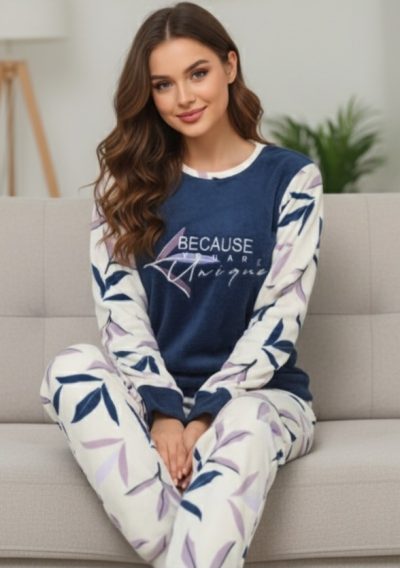 Дамска пухена пижама 13240