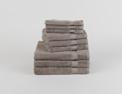 ХАВЛИЕНА КЪРПА ОТ ЕГИПЕТСКИ ПАМУК - СИВО