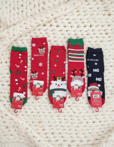 Коледни чорапи - 5 чифта Т208