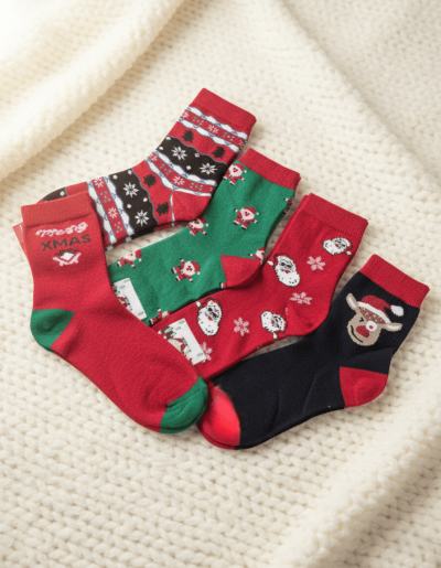 Коледни чорапи - 5 чифта Т260