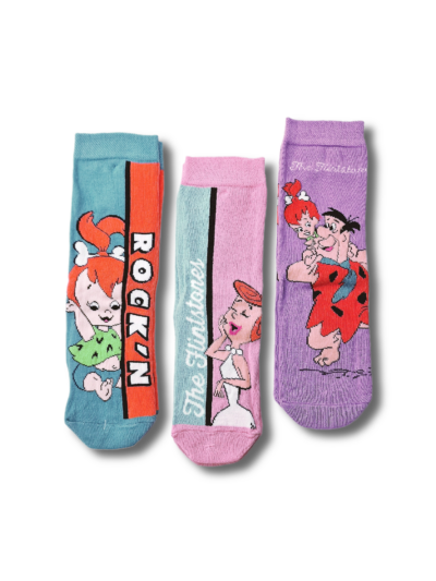Детски чорапи - The Flinstones 3 броя