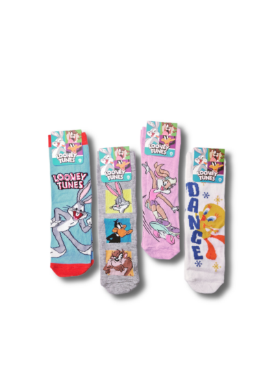 Детски чорапи - Tweety and friends 4 броя