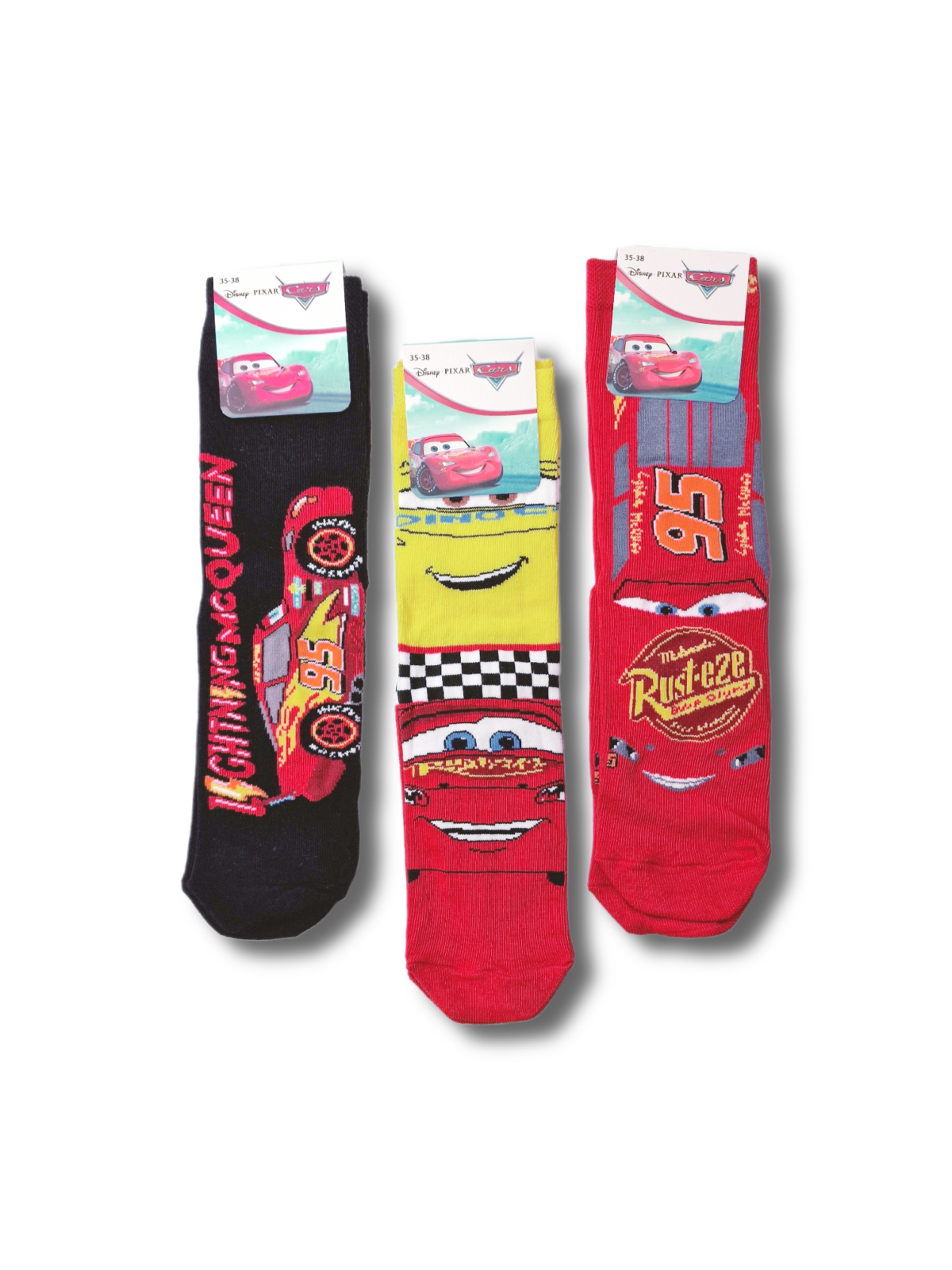 Детски чорапи - Disney Pixar car 3 броя
