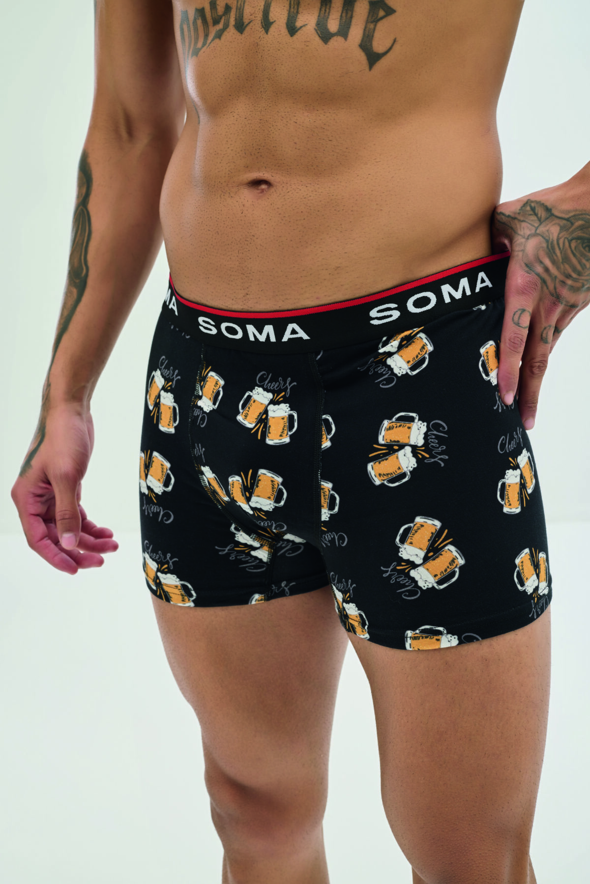 Мъжки боксерки в луксозна кутия - Soma "BEERS & CHEERS" - Image 3