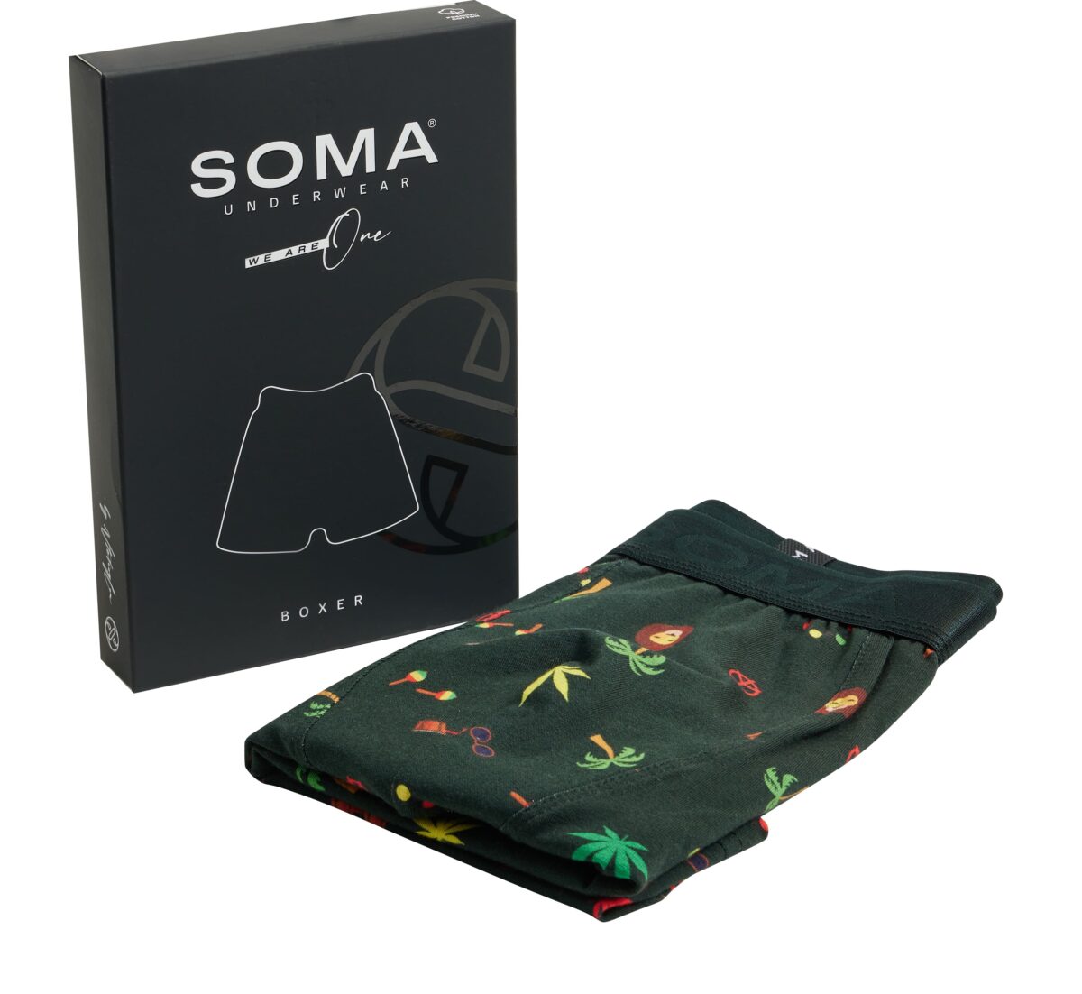 Мъжки боксерки в луксозна кутия - Soma "CANNABIS" - Image 3