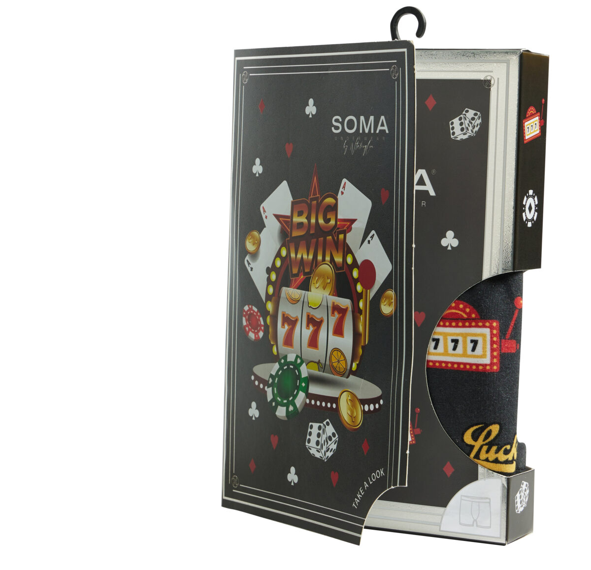 Мъжки боксерки в луксозна кутия - Soma "LUCKY SEVEN" - Image 4