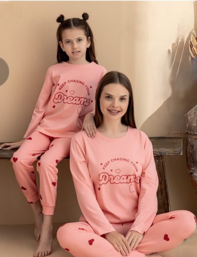 Дамска пижама с дълъг ръкав - 8091-6
