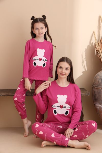 Детска пижама с дълъг ръкав - 8091-8-C