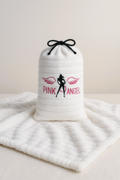Пухено одеяло в брандирана торбичка PINK ANGEL 05958