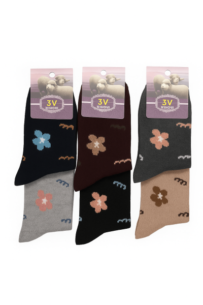 Дебели вълнени чорапи- 5 чифта А309-44