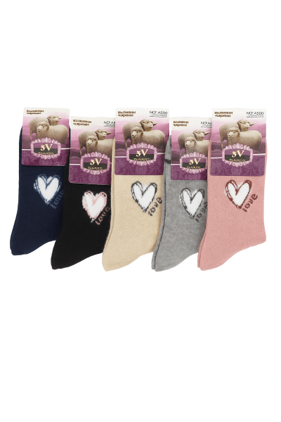 Дебели вълнени чорапи- 5 чифта А309-48