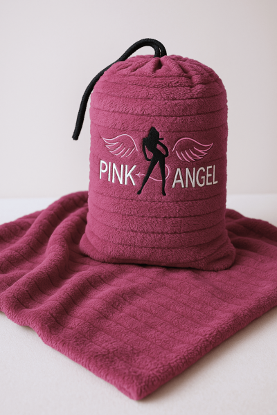 Пухено одеяло в брандирана торбичка PINK ANGEL 05955