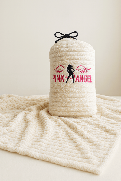 Пухено одеяло в брандирана торбичка PINK ANGEL 05956