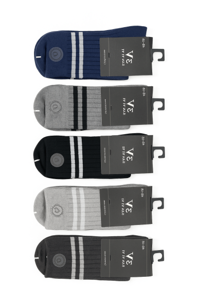 Мъжки кашмирени чорапи - 5 чифта Y274