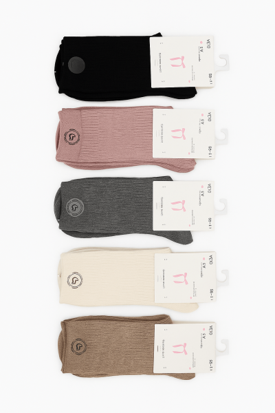 Дамски кашмирени чорапи- 5 чифта Y270-1