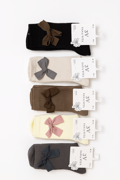 Дамски памучни чорапи - 5 чифта K332-1