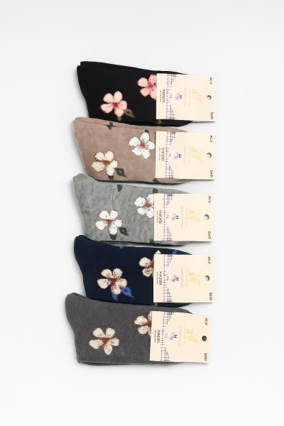 Дамски вълнени чорапи- 5 чифта А311-31