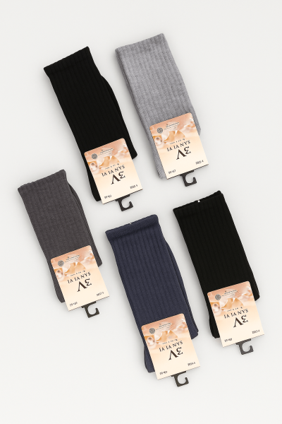 Мъжки кашмирени чорапи - 5 чифта K1502-1