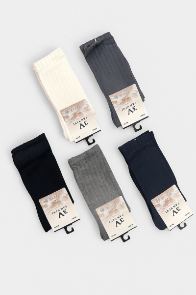 Мъжки кашмирени чорапи - 5 чифта K1502-2