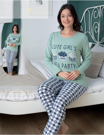 Дамска топла пижама – интерлог 6508