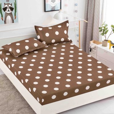 Чаршаф с ластик + 2бр калъфки