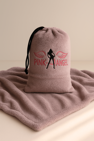 Пухено одеяло в брандирана торбичка PINK ANGEL 05950