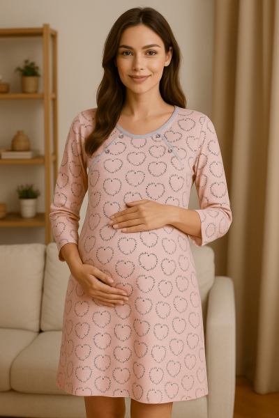 Нощница за бременни 3323-2