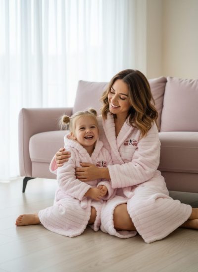 Детски домашен халат “Pink Angel” 007-K