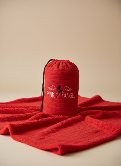 Пухено одеяло в брандирана торбичка PINK ANGEL 05965