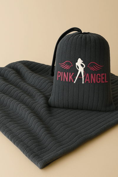 Пухено одеяло в брандирана торбичка PINK ANGEL 05944