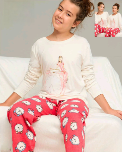 Детска пижама с дълъг ръкав 41139-K