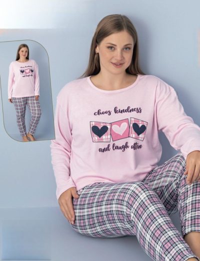 Макси топла пижама - интерлог 7655