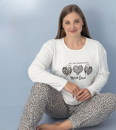 Макси топла пижама - интерлог 7651