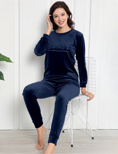 Дамска кадифена пижама 2286-K