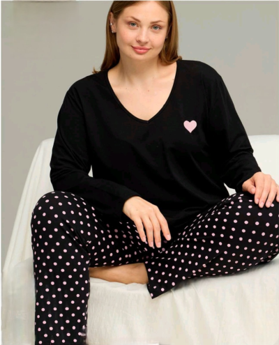 Макси пижама с дълъг ръкав 40864