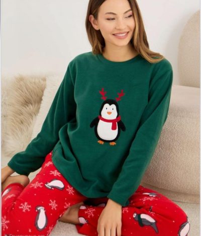 Дамска поларена пижама 22047